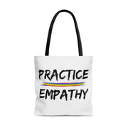 Large Tote Bag, Rainbow Logo-Bags-Practice Empathy