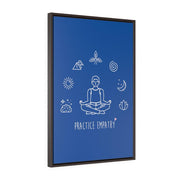 Mantras of the Mind, Premium Framed Canvas-Canvas-Practice Empathy