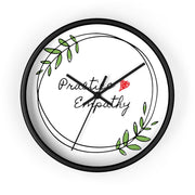 Wall Clock, Olive Branch Logo-Home Decor-Practice Empathy
