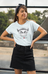 Women's Softstyle Graphic Tee, Lenny the Lemur-Practice Empathy