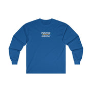 Men's Ultra Cotton Long Sleeve Tee, Rainbow Logo