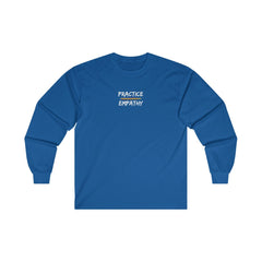 Men's Ultra Cotton Long Sleeve Tee, Rainbow Logo