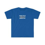 Women's Softstyle Graphic Tee, Rainbow Logo-Practice Empathy