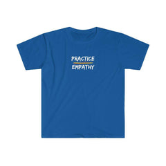 Women's Softstyle Graphic Tee, Rainbow Logo-Practice Empathy