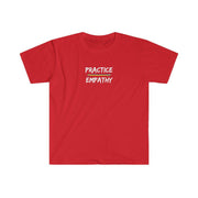 Women's Softstyle Graphic Tee, Rainbow Logo-Practice Empathy