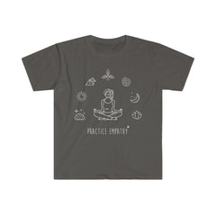 Women's Softstyle Graphic Tee, Mantras of the Mind-Practice Empathy