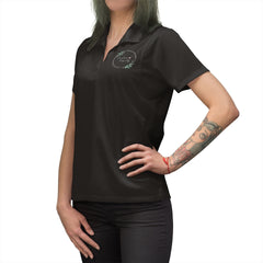 Women's Embroidered Polo Shirt, Olive Branch Logo