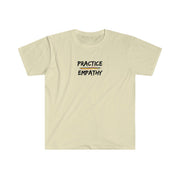 Women's Softstyle Graphic Tee, Rainbow Logo-Practice Empathy