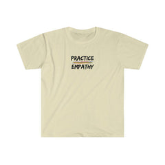 Women's Softstyle Graphic Tee, Rainbow Logo-Practice Empathy