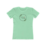 Women's The Boyfriend Tee, Olive Branch Logo