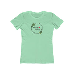Women's The Boyfriend Tee, Olive Branch Logo