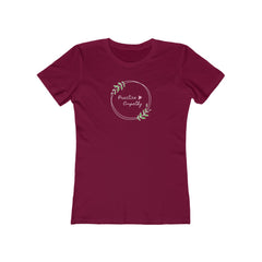 Women's The Boyfriend Tee, Olive Branch Logo