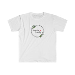 Women's Softstyle Graphic Tee, Olive Branch Logo-Practice Empathy