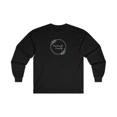 Men's Ultra Cotton Long Sleeve Tee, Olive Branch Logo