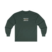 Men's Ultra Cotton Long Sleeve Tee, Rainbow Logo