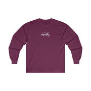 Men's Ultra Cotton Long Sleeve Tee, Hand in Hand Logo