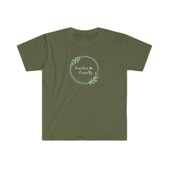Women's Softstyle Graphic Tee, Olive Branch Logo-Practice Empathy