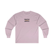 Men's Ultra Cotton Long Sleeve Tee, Rainbow Logo