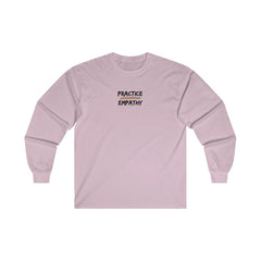 Men's Ultra Cotton Long Sleeve Tee, Rainbow Logo
