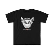 Women's Softstyle Graphic Tee, Lenny the Lemur-Practice Empathy