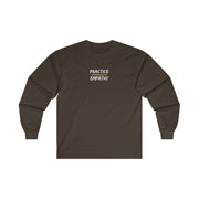 Men's Ultra Cotton Long Sleeve Tee, Rainbow Logo