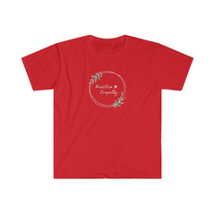 Women's Softstyle Graphic Tee, Olive Branch Logo-Practice Empathy