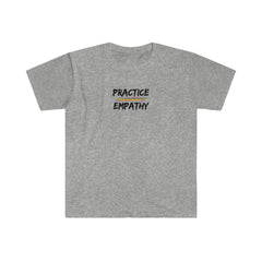 Women's Softstyle Graphic Tee, Rainbow Logo-Practice Empathy
