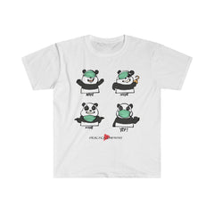 Women's Softstyle Graphic Tee, How to Wear a Mask-Practice Empathy