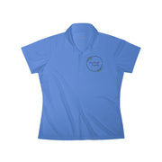Women's Embroidered Polo Shirt, Olive Branch Logo