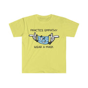 Women's Softstyle Graphic Tee, Wear a Mask-Practice Empathy