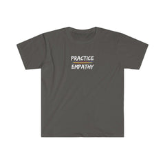 Women's Softstyle Graphic Tee, Rainbow Logo-Practice Empathy