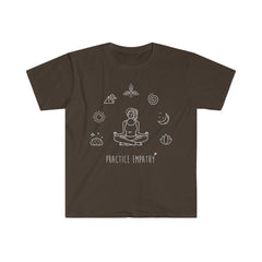 Women's Softstyle Graphic Tee, Mantras of the Mind-Practice Empathy