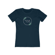Women's The Boyfriend Tee, Olive Branch Logo