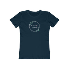 Women's The Boyfriend Tee, Olive Branch Logo
