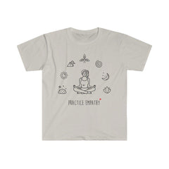 Women's Softstyle Graphic Tee, Mantras of the Mind-Practice Empathy