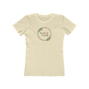 Women's The Boyfriend Tee, Olive Branch Logo