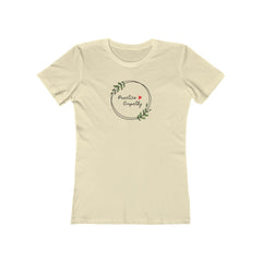 Women's The Boyfriend Tee, Olive Branch Logo