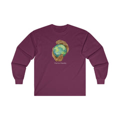 Men's Ultra Cotton Long Sleeve Tee, Nourishing Home