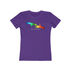 Women's The Boyfriend Tee, My Hand to Yours-Practice Empathy