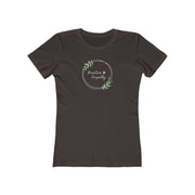 Women's The Boyfriend Tee, Olive Branch Logo