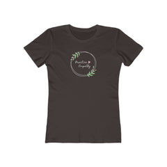 Women's The Boyfriend Tee, Olive Branch Logo