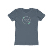 Women's The Boyfriend Tee, Olive Branch Logo