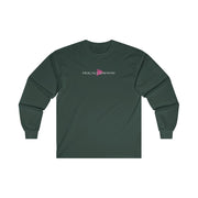 Men's Ultra Cotton Long Sleeve Tee, Classic Logo
