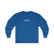 Men's Ultra Cotton Long Sleeve Tee, Hand in Hand Logo