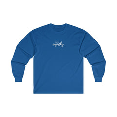 Men's Ultra Cotton Long Sleeve Tee, Hand in Hand Logo