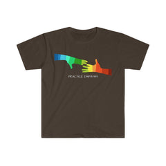Women's Softstyle Graphic Tee, My Hand to Yours-Practice Empathy
