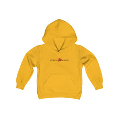 Youth Heavy Blend Hooded Sweatshirt, Classic Logo