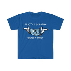 Women's Softstyle Graphic Tee, Wear a Mask-Practice Empathy