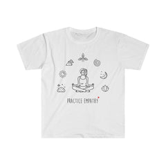 Women's Softstyle Graphic Tee, Mantras of the Mind-Practice Empathy