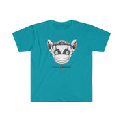 Women's Softstyle Graphic Tee, Lenny the Lemur-Practice Empathy